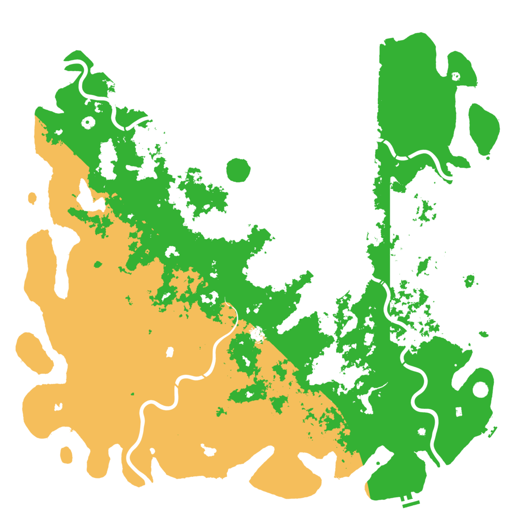 Biome Rust Map: Procedural Map, Size: 6000, Seed: 639122288
