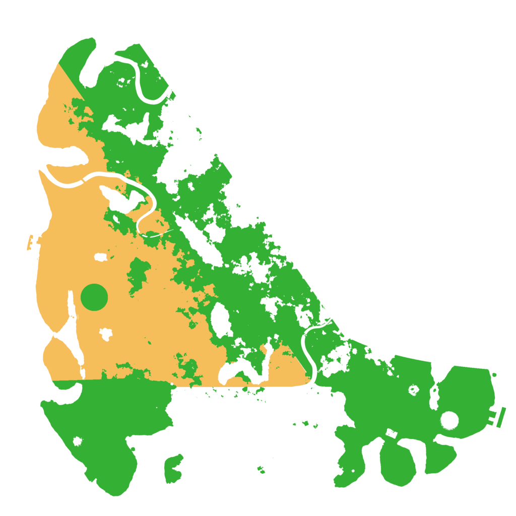 Biome Rust Map: Procedural Map, Size: 5000, Seed: 723475979