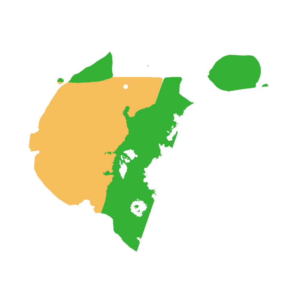 Biome Rust Map: Procedural Map, Size: 2000, Seed: 69834