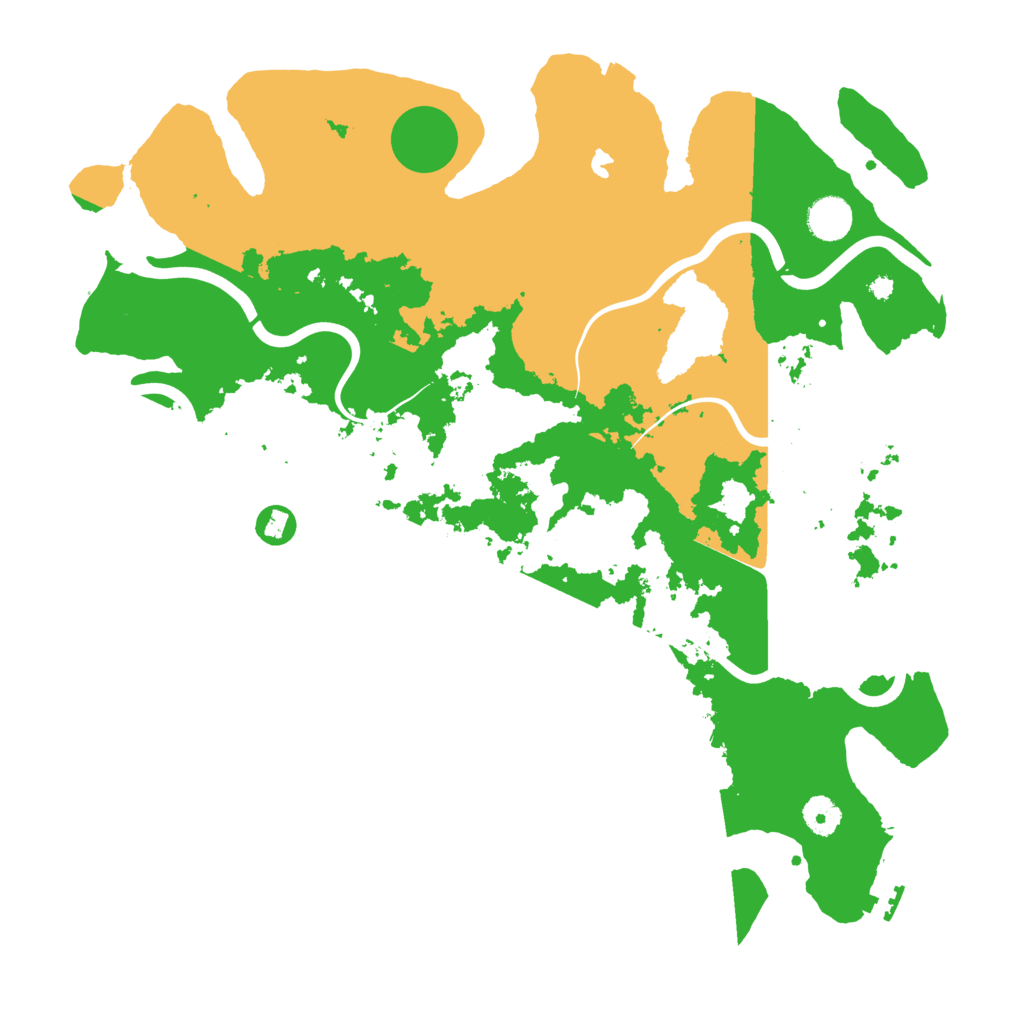 Biome Rust Map: Procedural Map, Size: 4050, Seed: 70000