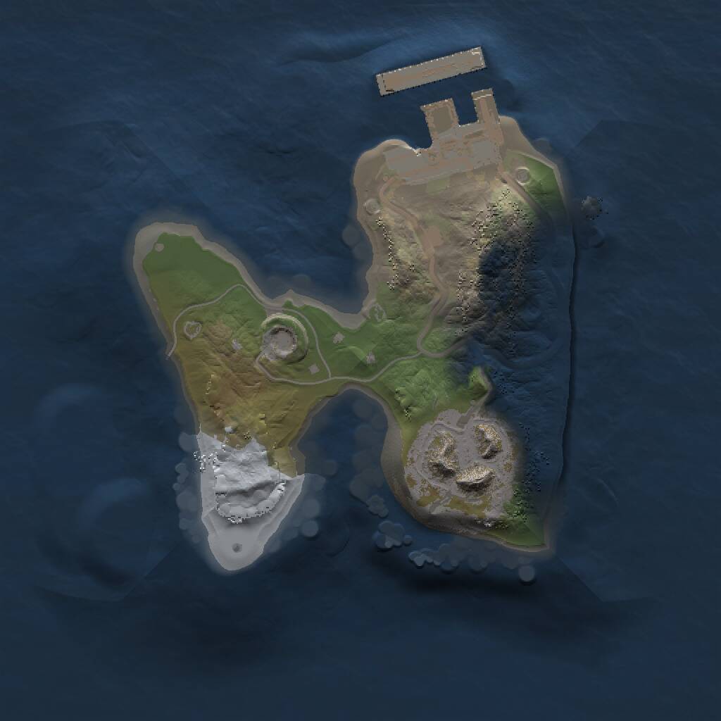 Rust Map: Procedural Map, Size: 1337, Seed: 3, 3 Monuments