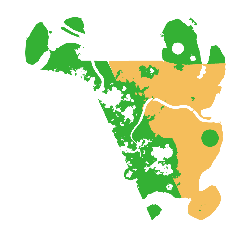 Biome Rust Map: Procedural Map, Size: 3700, Seed: 1195163353
