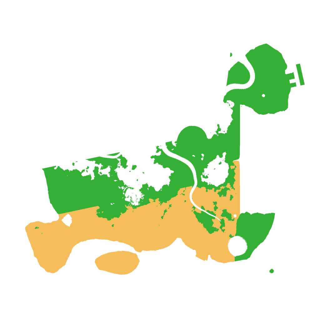 Biome Rust Map: Procedural Map, Size: 3000, Seed: 1740795628