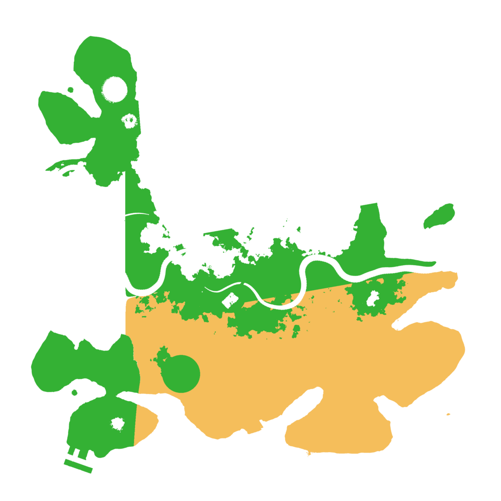 Biome Rust Map: Procedural Map, Size: 3500, Seed: 287079367