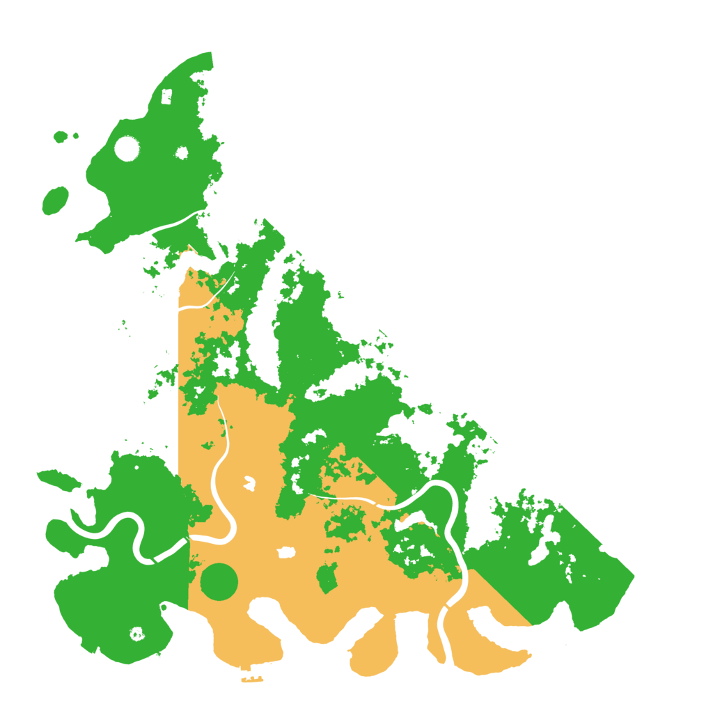 Biome Rust Map: Procedural Map, Size: 5000, Seed: 519795097