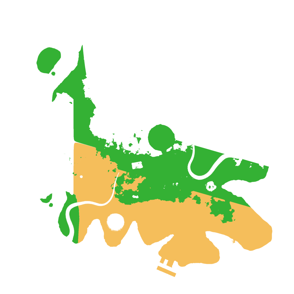 Biome Rust Map: Procedural Map, Size: 3000, Seed: 14224