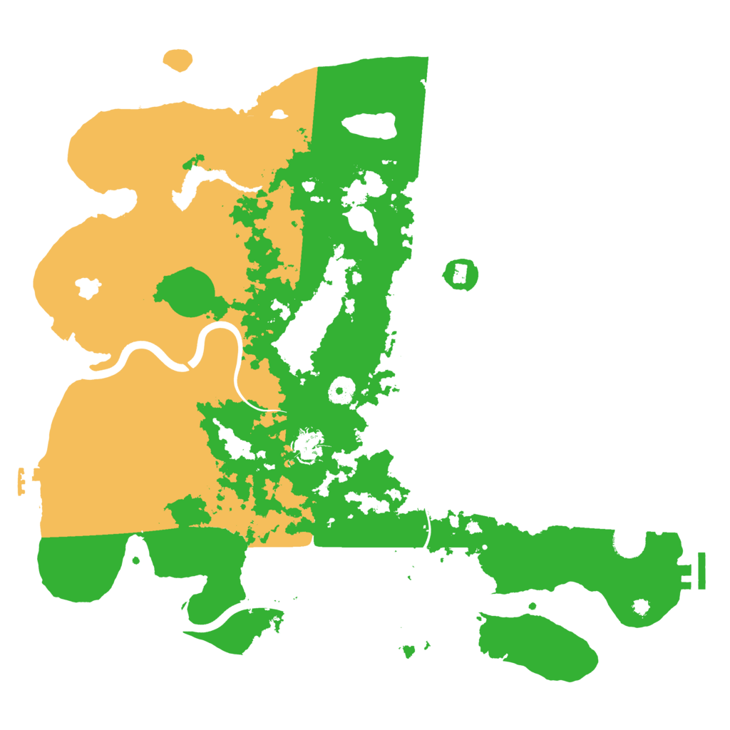 Biome Rust Map: Procedural Map, Size: 4000, Seed: 7278