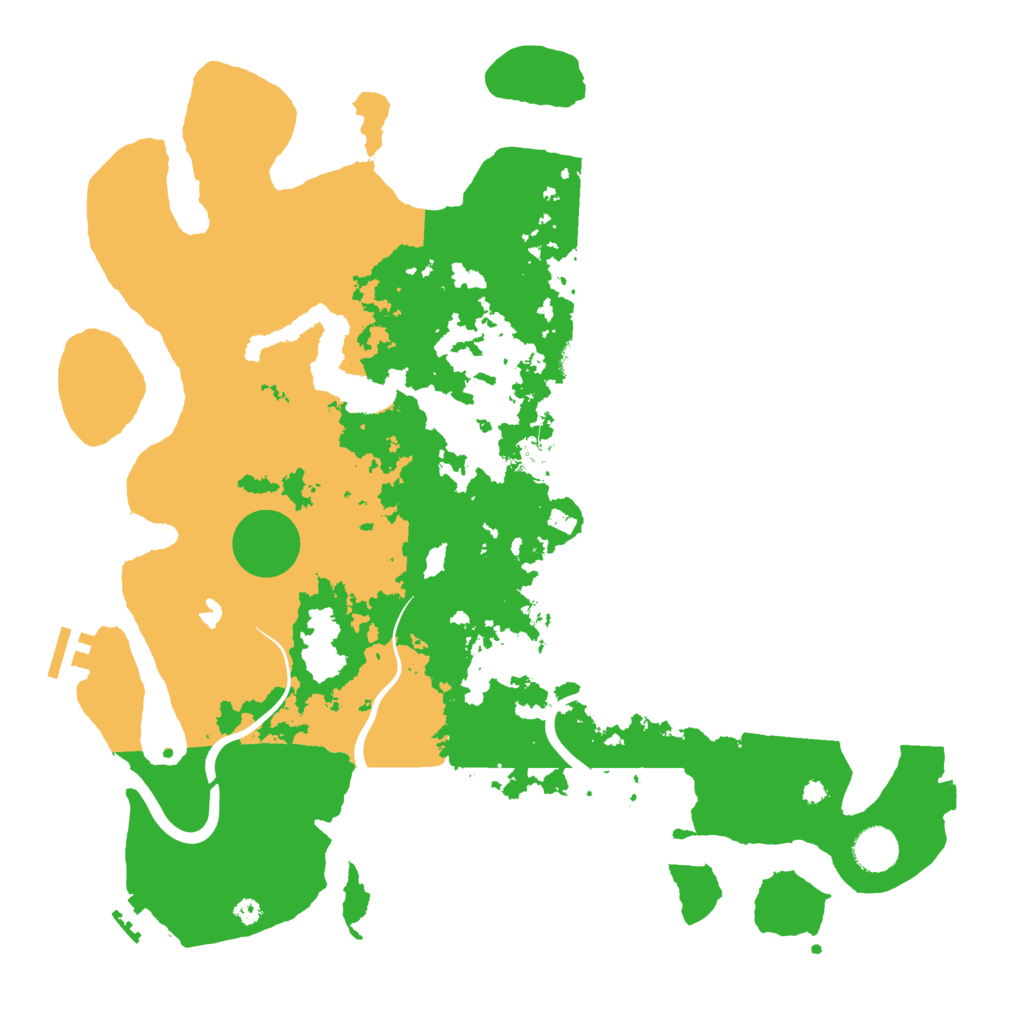 Biome Rust Map: Procedural Map, Size: 4000, Seed: 543405076
