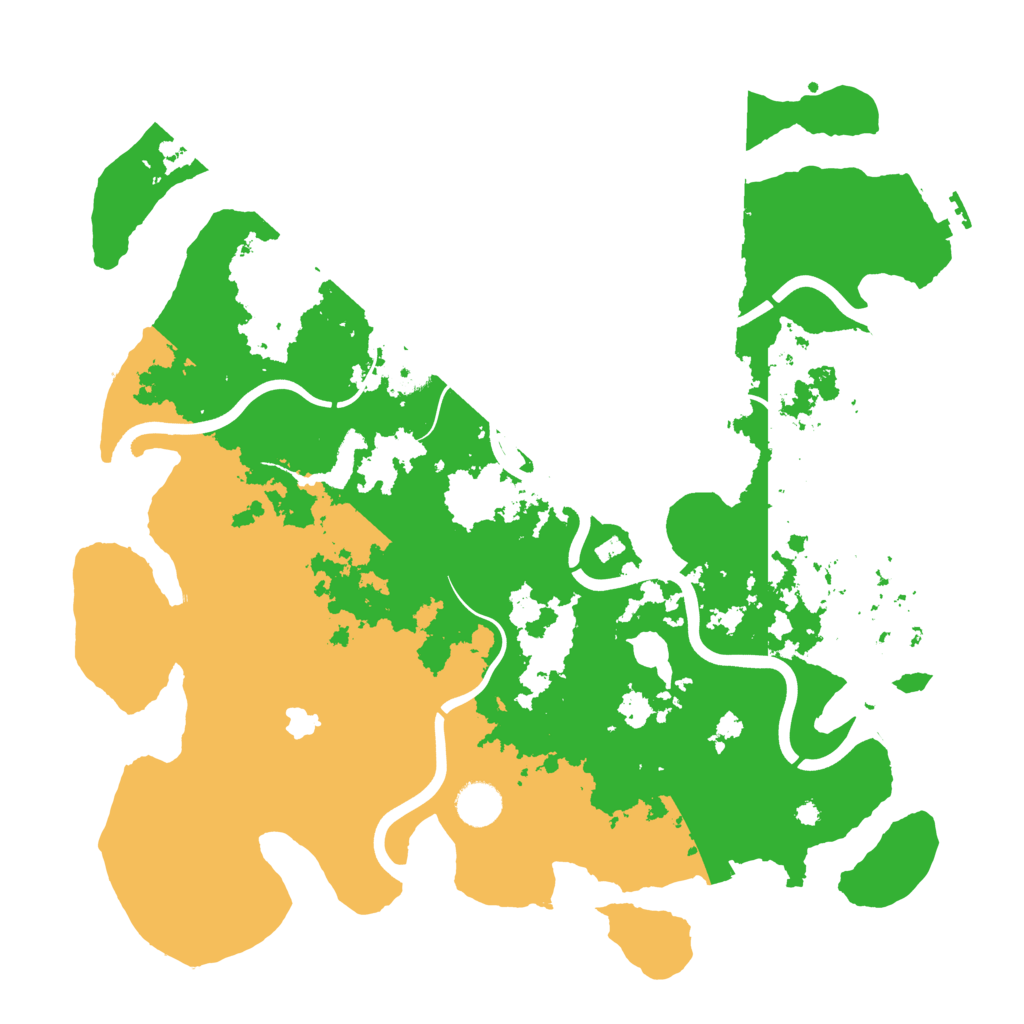 Biome Rust Map: Procedural Map, Size: 4000, Seed: 86162