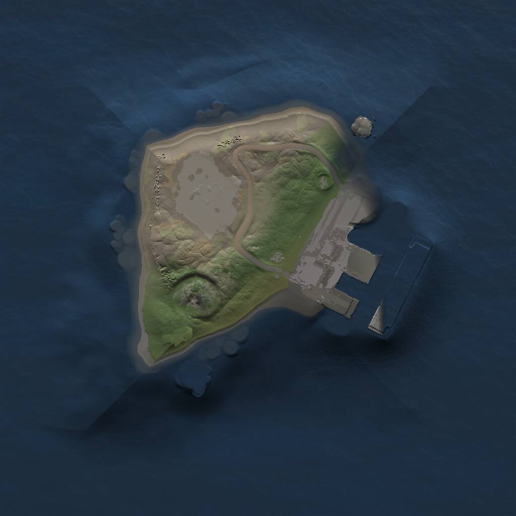 Rust Map: Procedural Map, Size: 1000, Seed: 1948143615, 2 Monuments