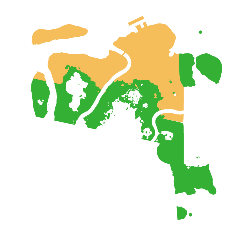 Biome Rust Map: Procedural Map, Size: 3000, Seed: 9640723