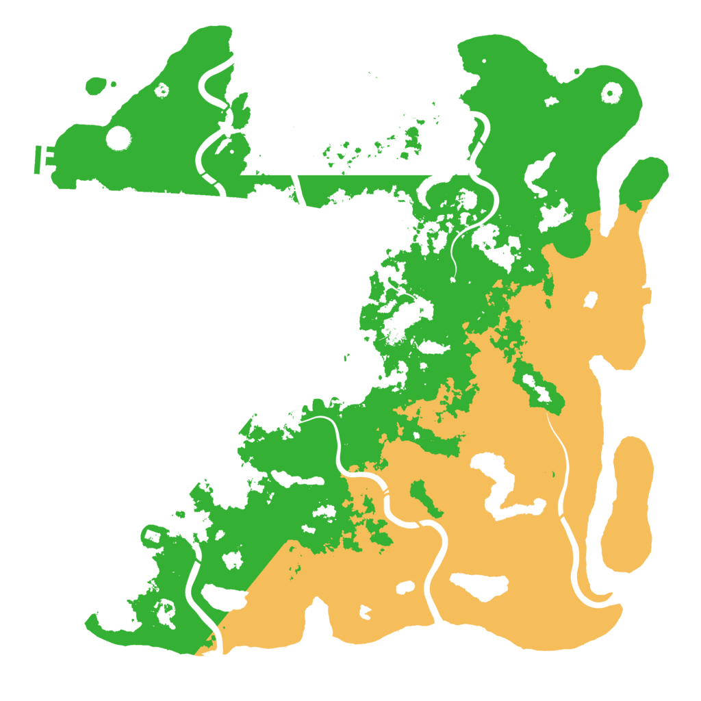 Biome Rust Map: Procedural Map, Size: 5000, Seed: 458