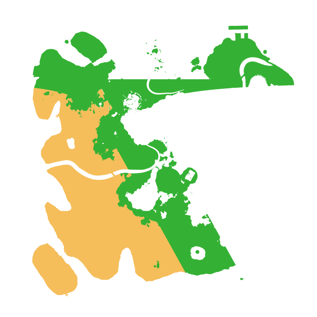 Biome Rust Map: Procedural Map, Size: 3300, Seed: 729523120