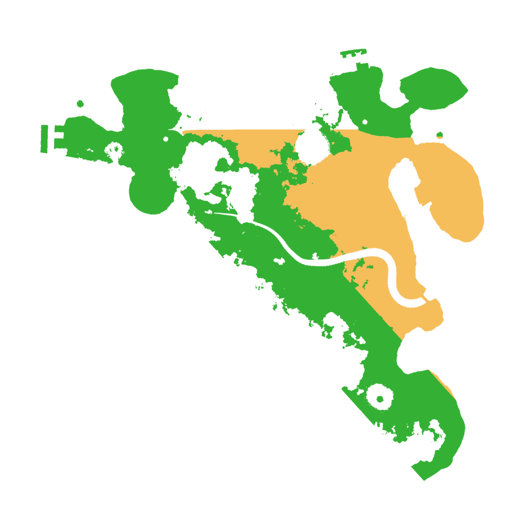 Biome Rust Map: Procedural Map, Size: 3000, Seed: 2104925453