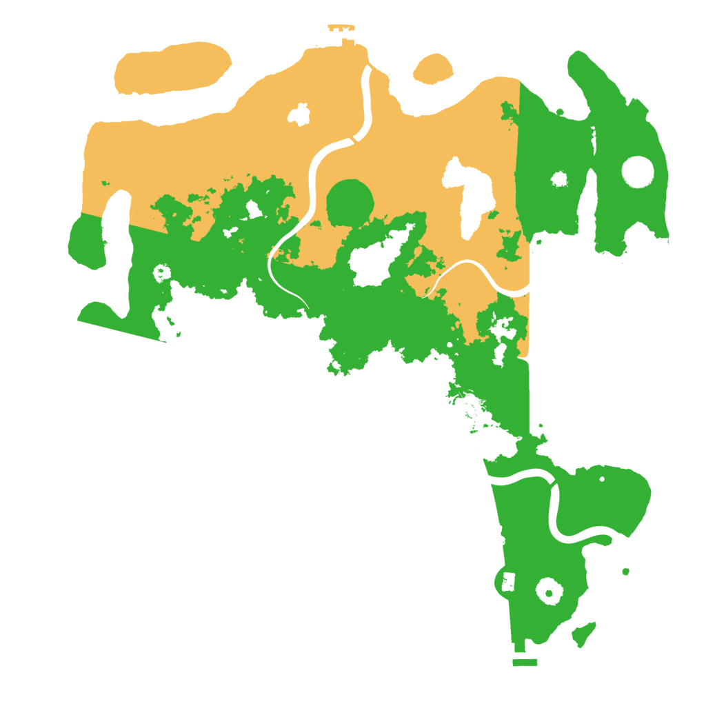Biome Rust Map: Procedural Map, Size: 4000, Seed: 2050969454
