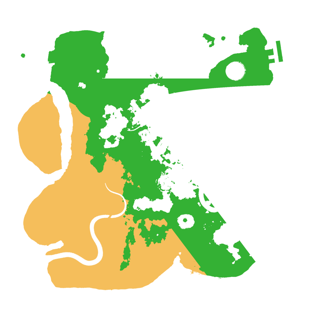 Biome Rust Map: Procedural Map, Size: 3000, Seed: 25089172
