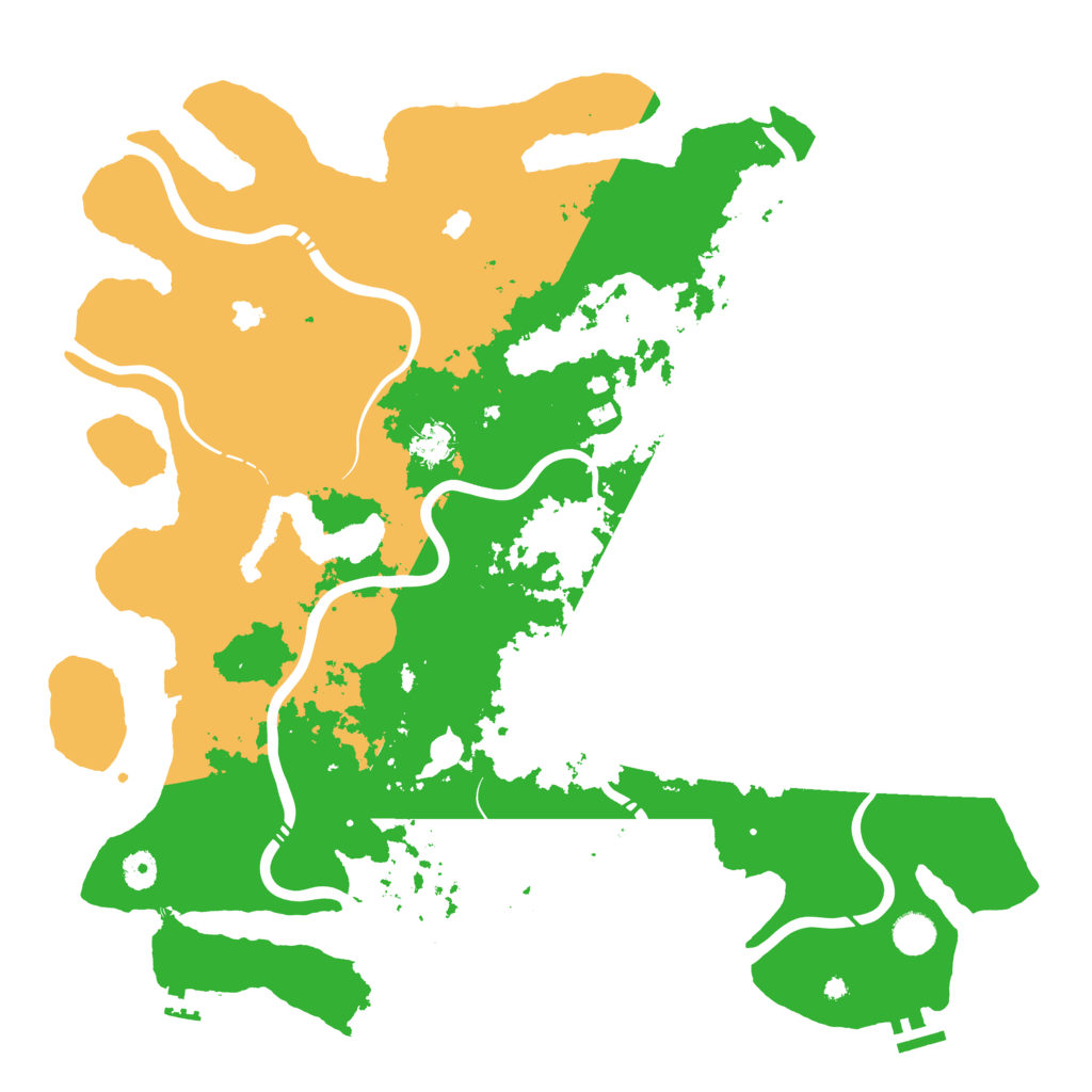 Biome Rust Map: Procedural Map, Size: 4500, Seed: 1022283