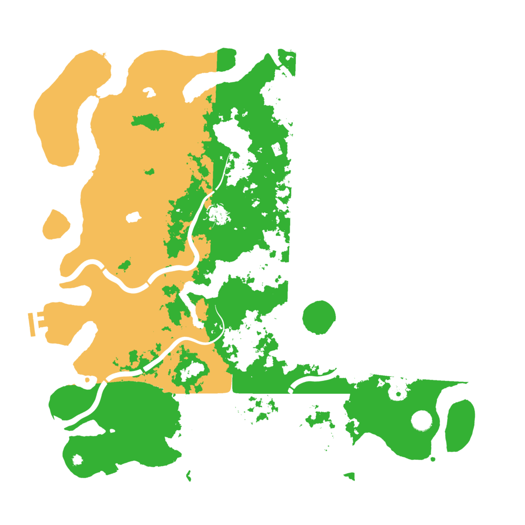 Biome Rust Map: Procedural Map, Size: 4500, Seed: 1911814