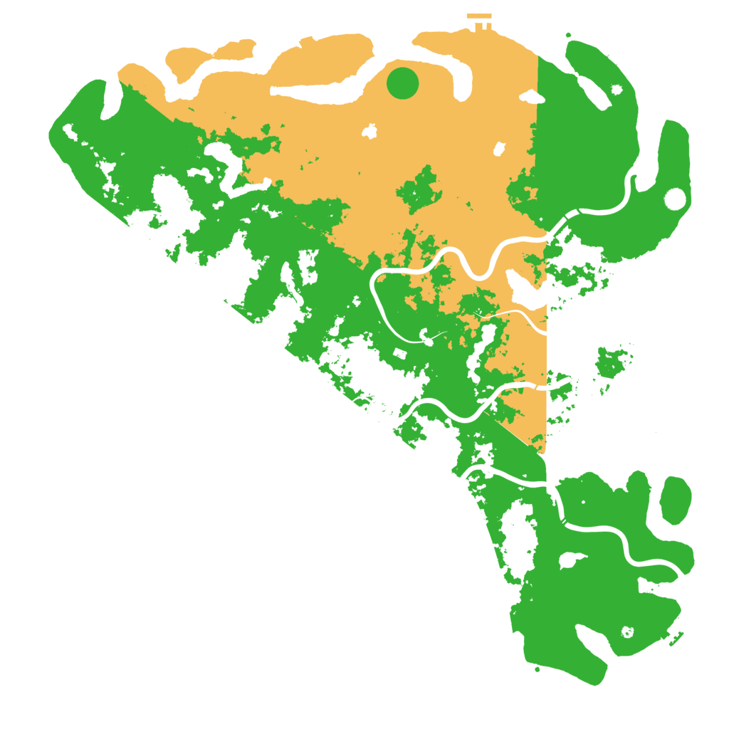 Biome Rust Map: Procedural Map, Size: 6000, Seed: 1947018825