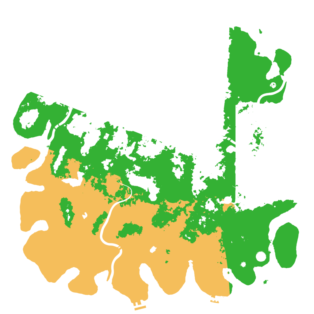 Biome Rust Map: Procedural Map, Size: 5456, Seed: 21232