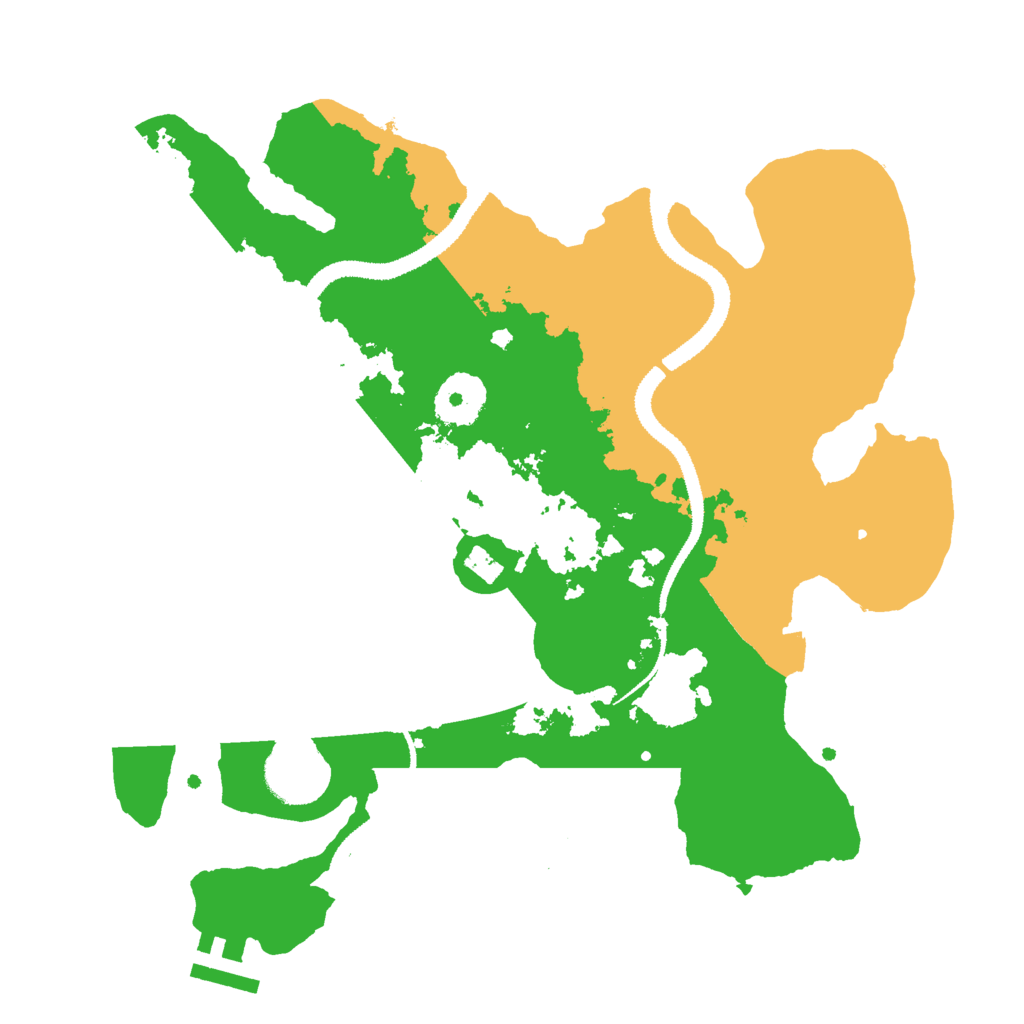 Biome Rust Map: Procedural Map, Size: 3000, Seed: 52672
