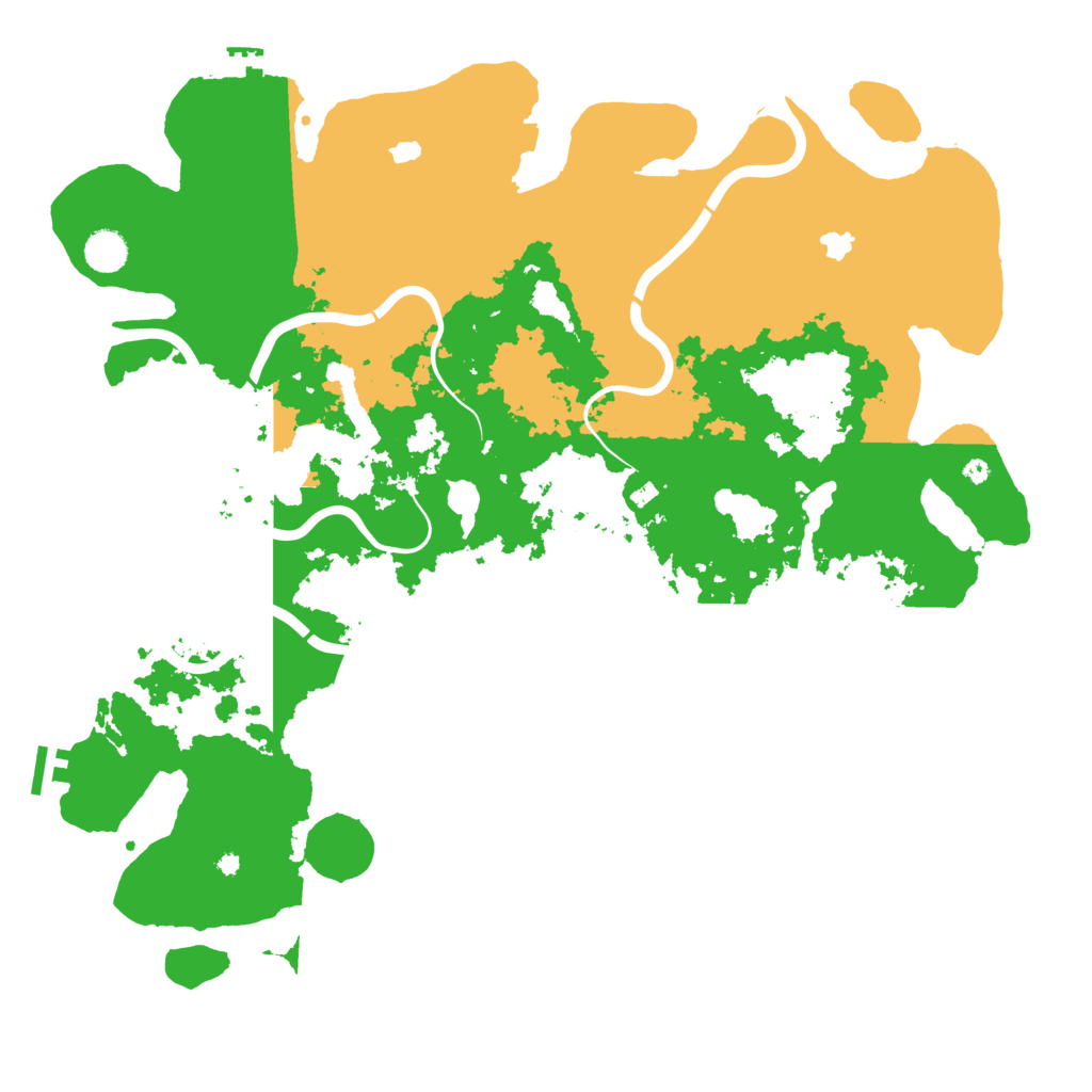 Biome Rust Map: Procedural Map, Size: 4500, Seed: 920417306