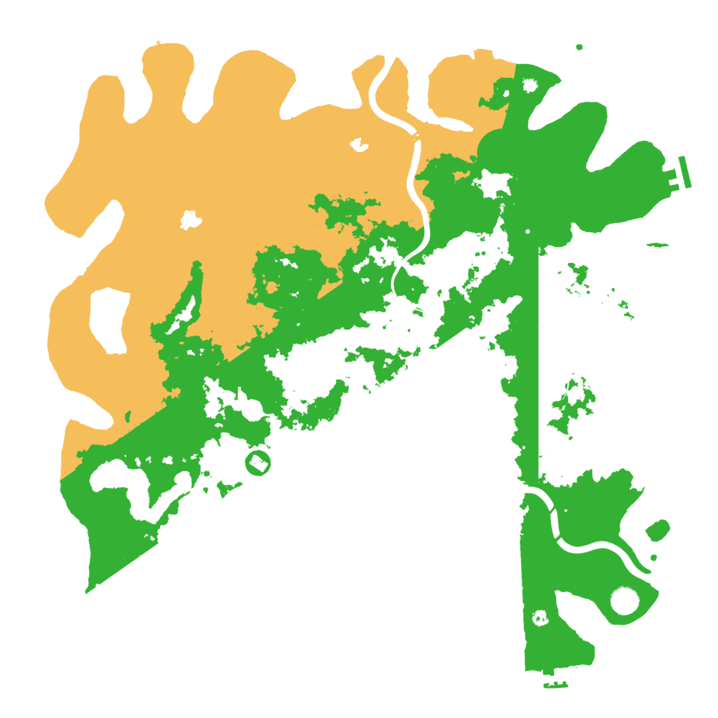 Biome Rust Map: Procedural Map, Size: 4500, Seed: 865818822
