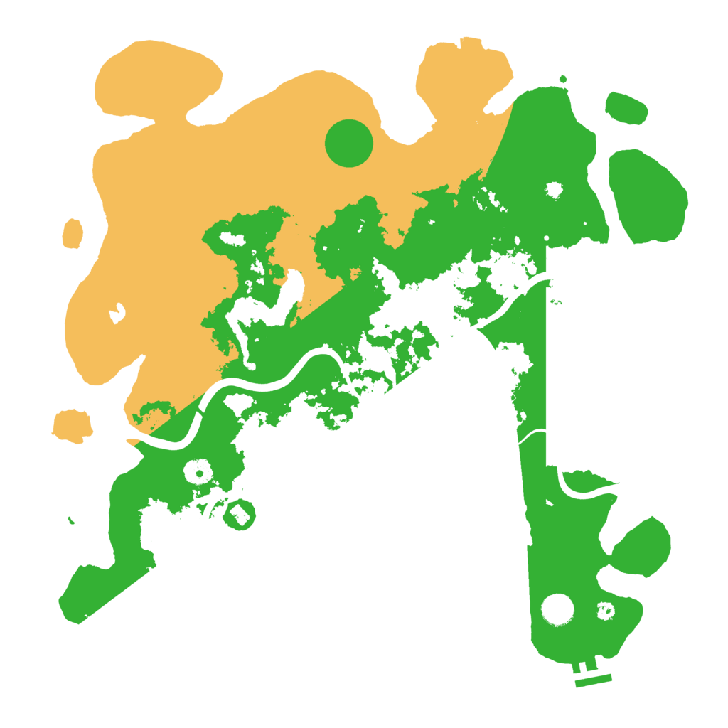 Biome Rust Map: Procedural Map, Size: 4000, Seed: 7426398