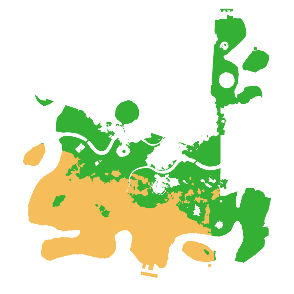Biome Rust Map: Procedural Map, Size: 3500, Seed: 644118770
