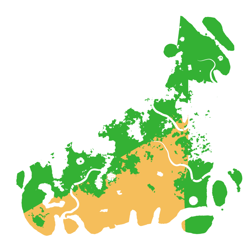 Biome Rust Map: Procedural Map, Size: 5000, Seed: 246239358