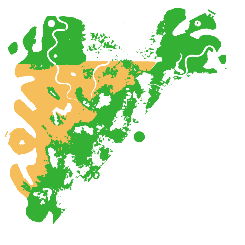 Biome Rust Map: Procedural Map, Size: 6000, Seed: 1308868400