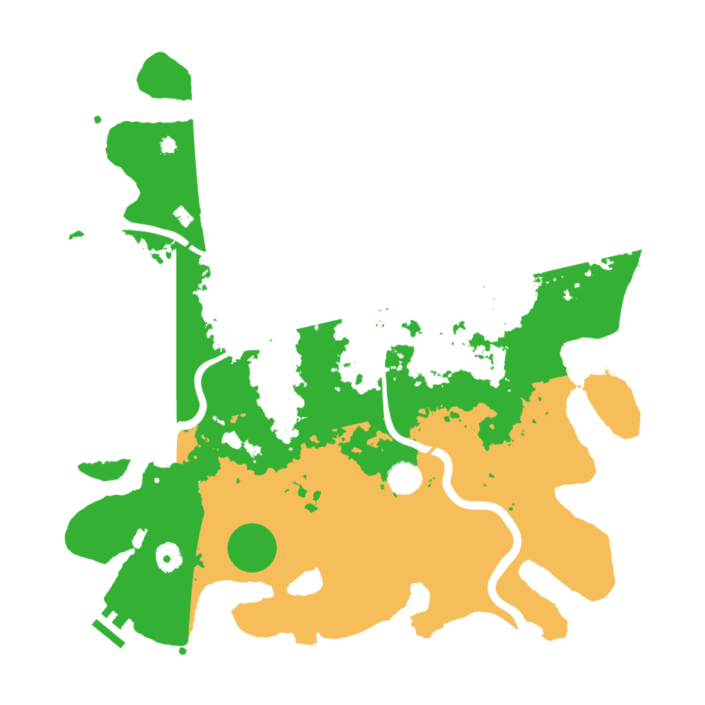 Biome Rust Map: Procedural Map, Size: 3800, Seed: 98562545