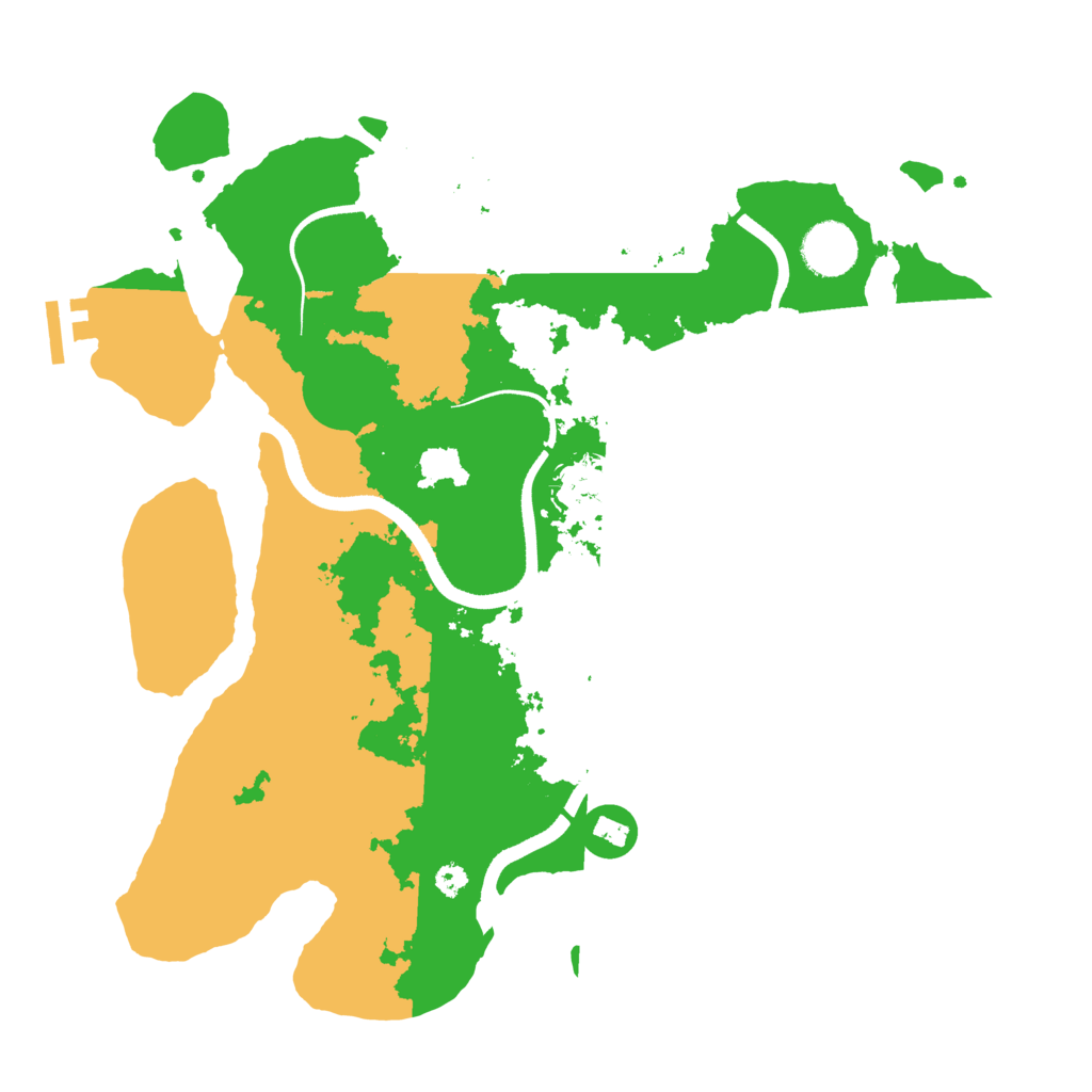 Biome Rust Map: Procedural Map, Size: 3500, Seed: 1706886336