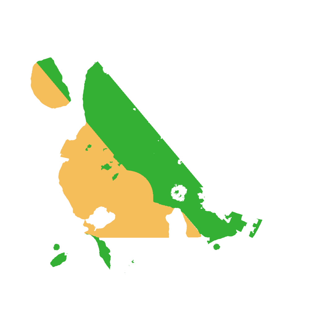 Biome Rust Map: Procedural Map, Size: 2000, Seed: 1466890055