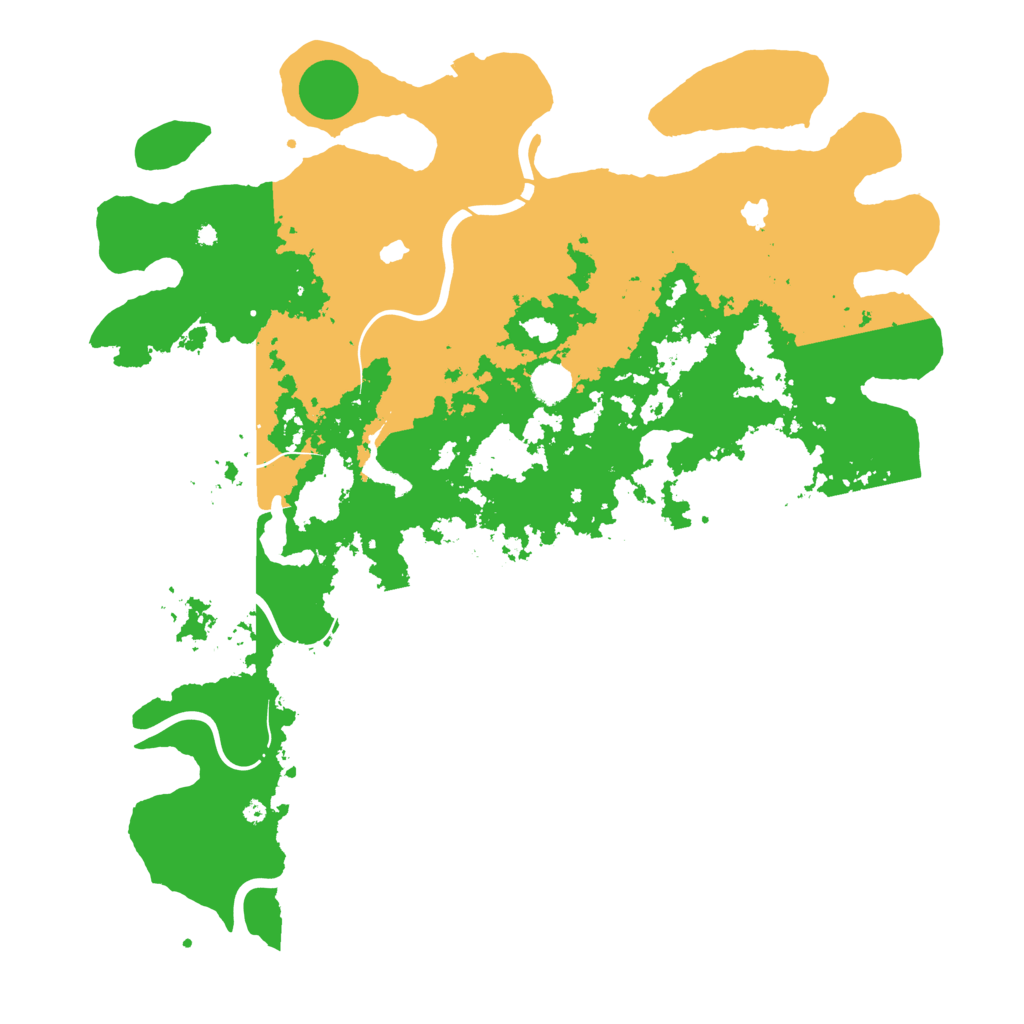 Biome Rust Map: Procedural Map, Size: 4550, Seed: 4090387