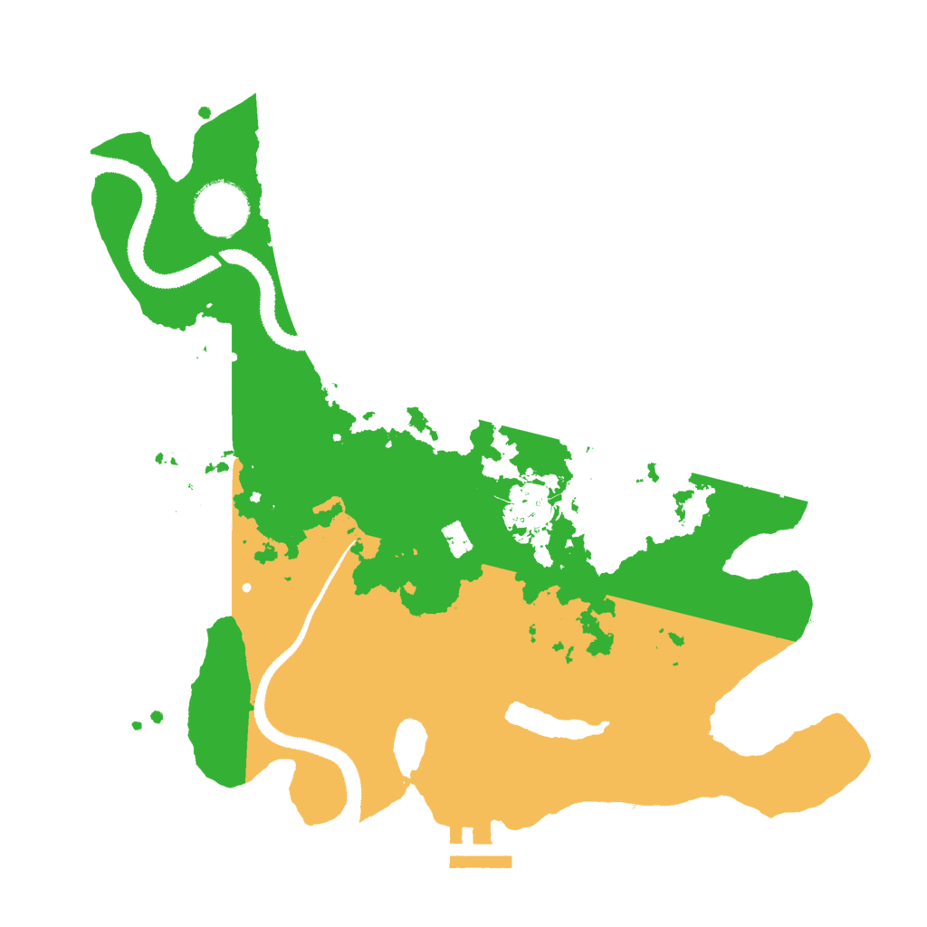 Biome Rust Map: Procedural Map, Size: 3000, Seed: 486586320