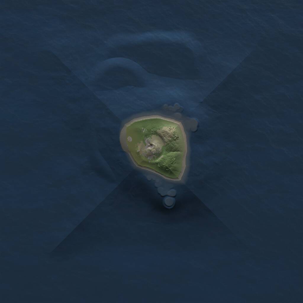 Rust Map: Procedural Map, Size: 1000, Seed: 1309122443, 1 Monuments