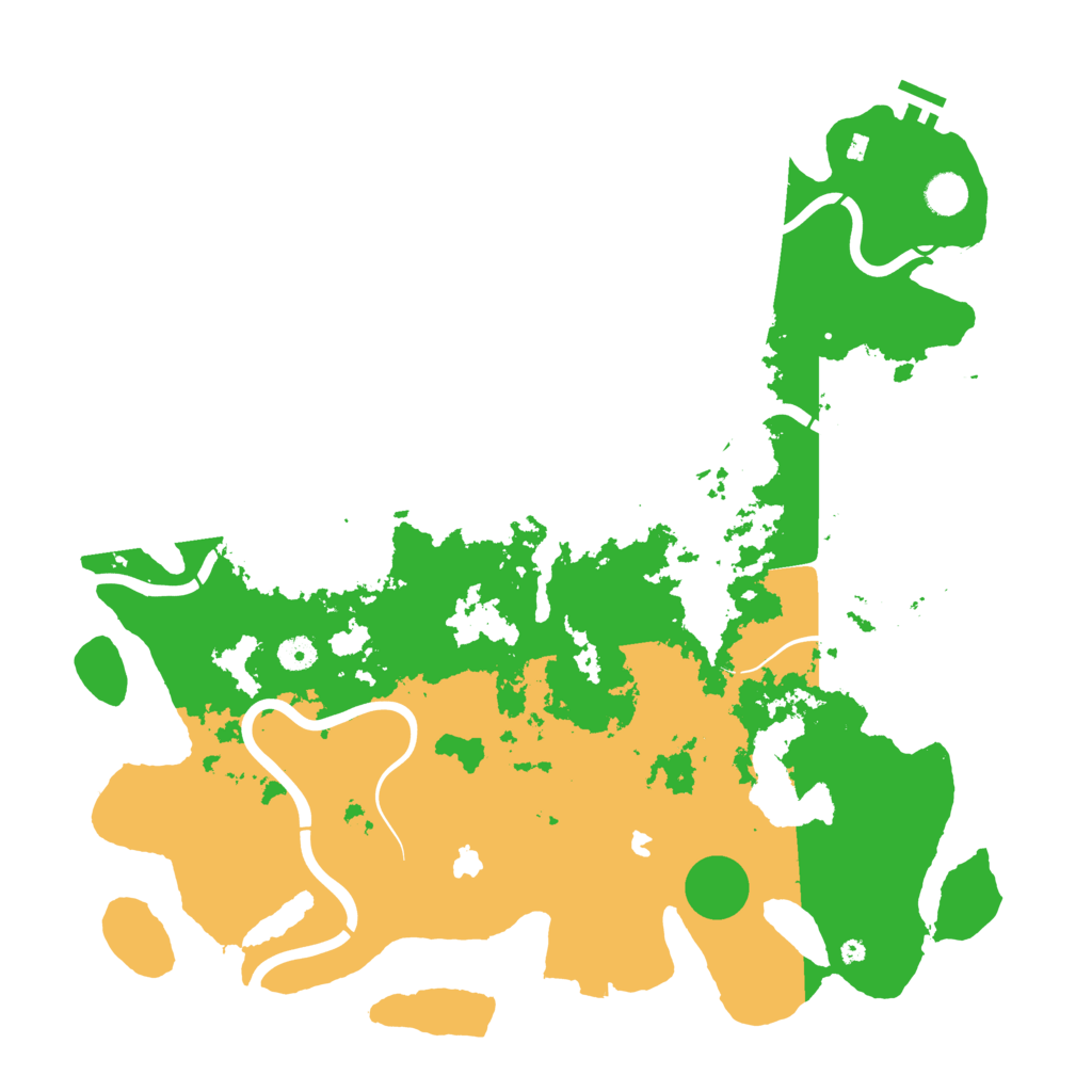 Biome Rust Map: Procedural Map, Size: 4500, Seed: 716225716