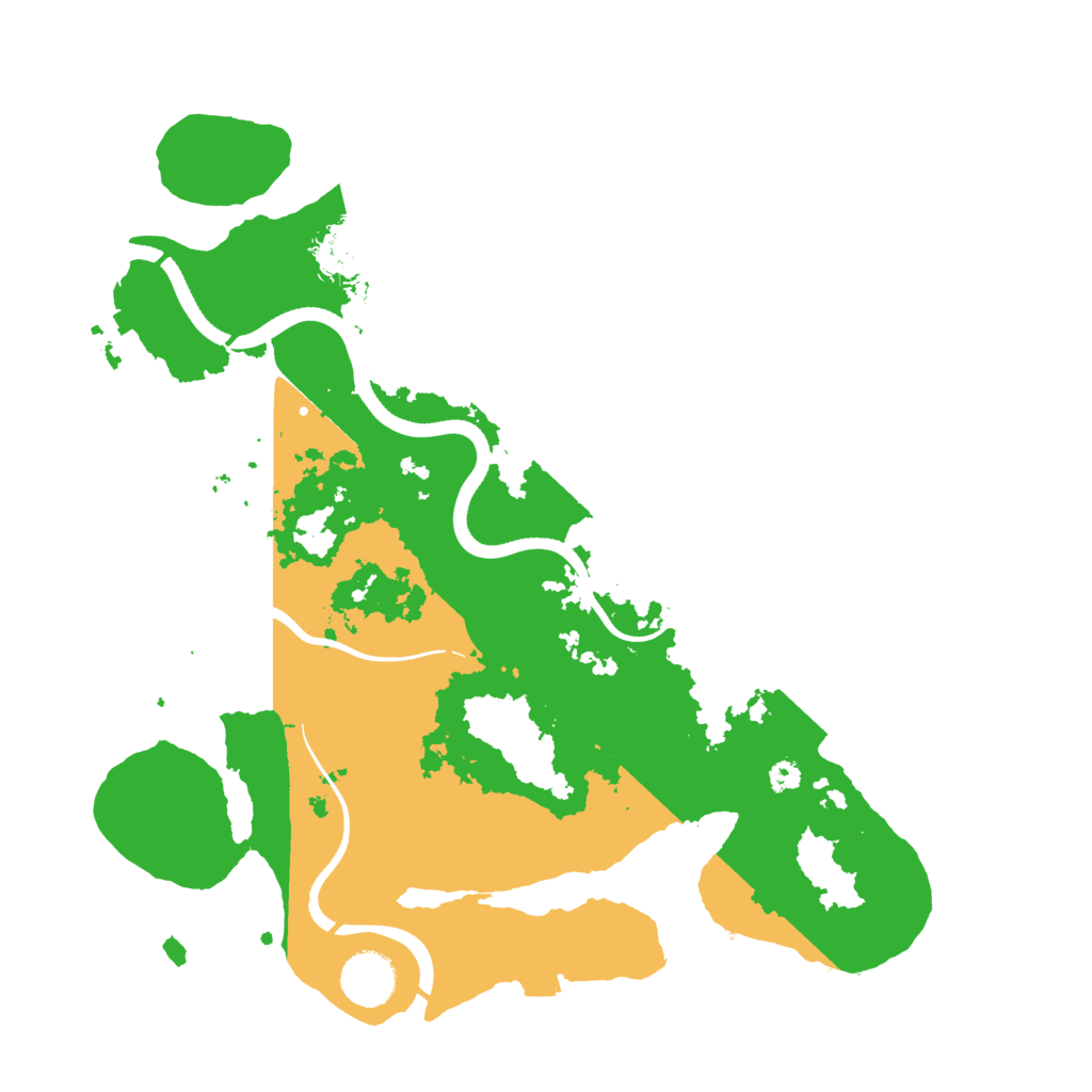 Biome Rust Map: Procedural Map, Size: 3500, Seed: 967897161