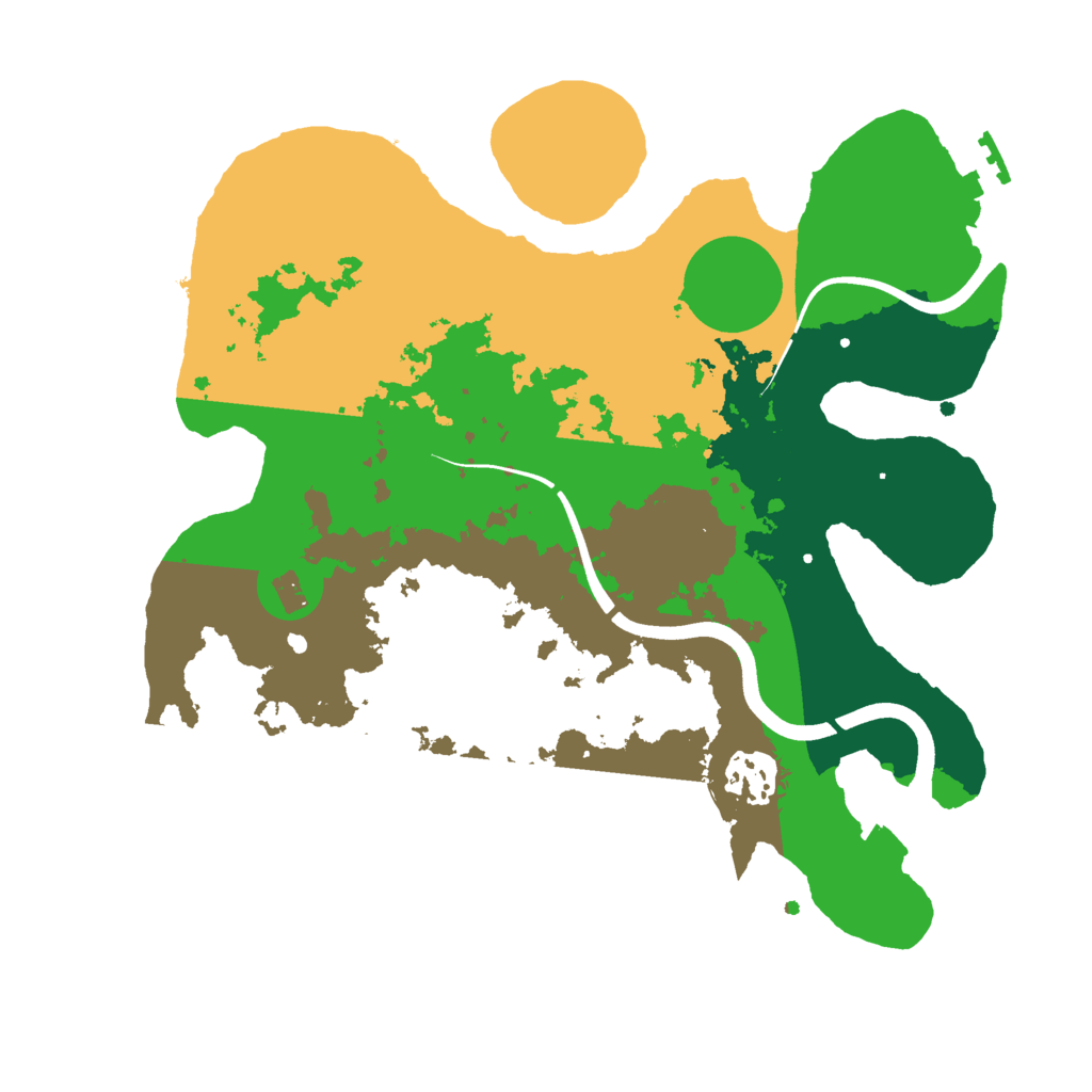 Biome Rust Map: Procedural Map, Size: 3000, Seed: 1593225578
