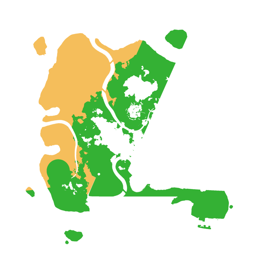 Biome Rust Map: Procedural Map, Size: 3000, Seed: 155484448