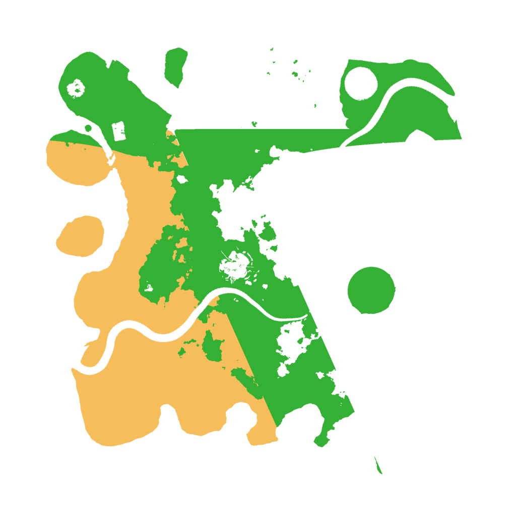 Biome Rust Map: Procedural Map, Size: 3000, Seed: 1083425189