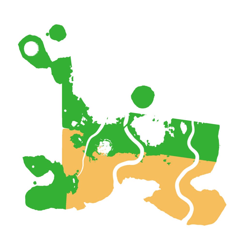 Biome Rust Map: Procedural Map, Size: 3000, Seed: 1561079604
