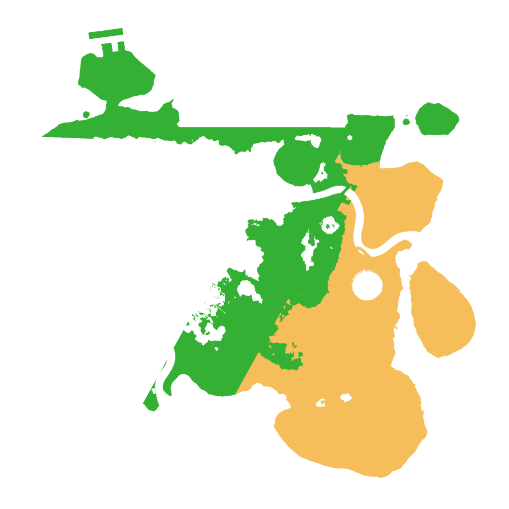 Biome Rust Map: Procedural Map, Size: 3000, Seed: 22513