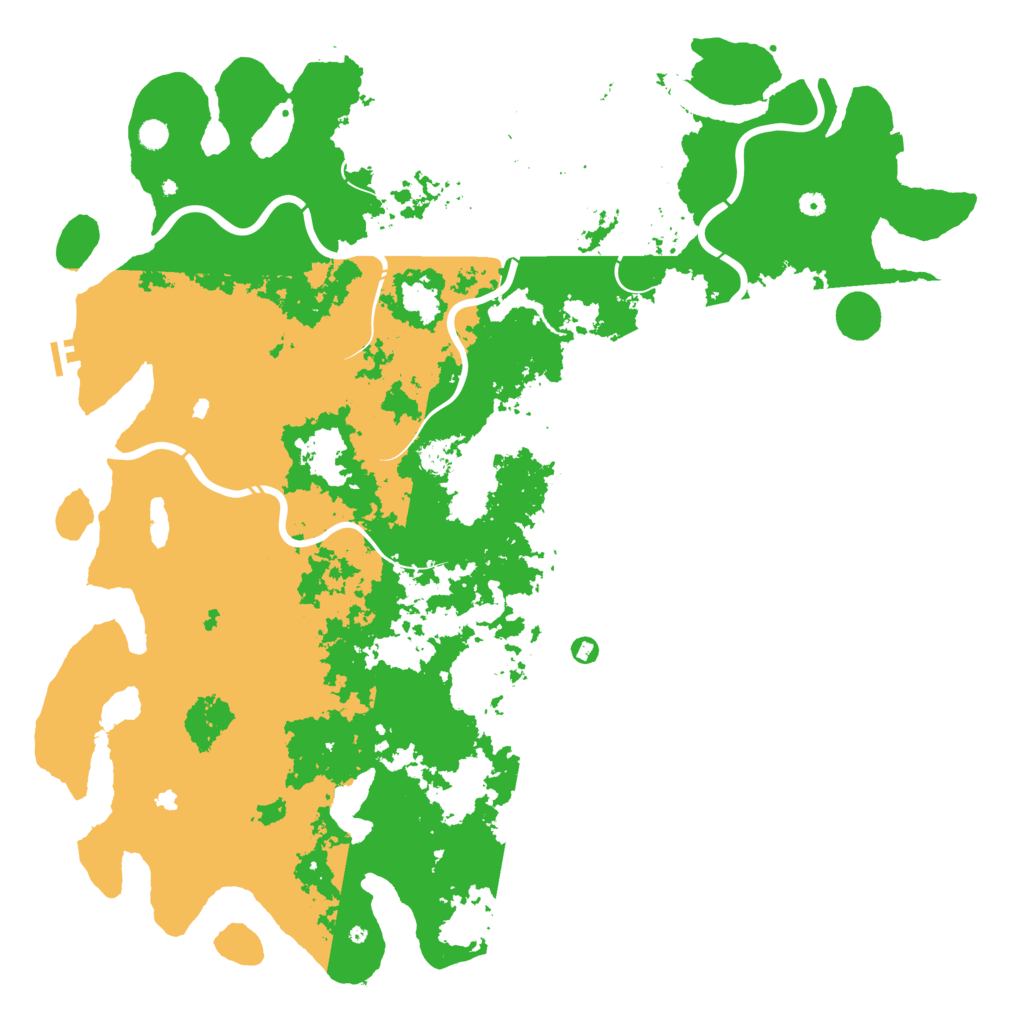 Biome Rust Map: Procedural Map, Size: 6000, Seed: 1114568427