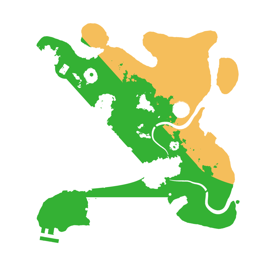 Biome Rust Map: Procedural Map, Size: 2800, Seed: 1282265222