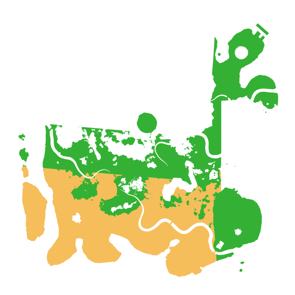 Biome Rust Map: Procedural Map, Size: 4000, Seed: 185372560
