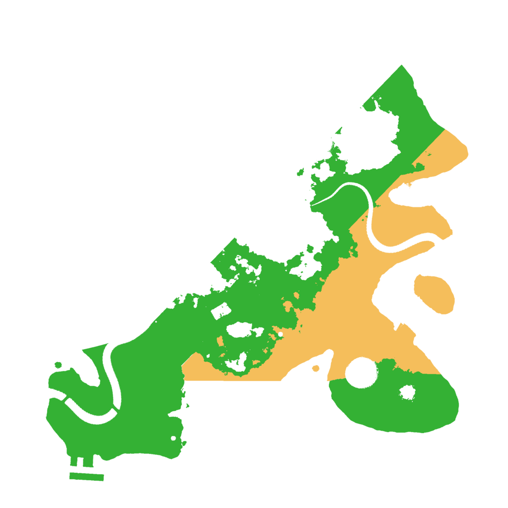 Biome Rust Map: Procedural Map, Size: 3000, Seed: 32554