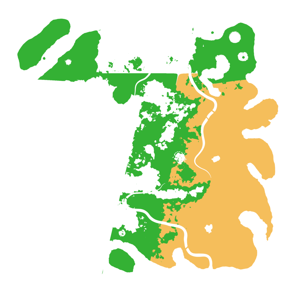 Biome Rust Map: Procedural Map, Size: 4500, Seed: 840326966