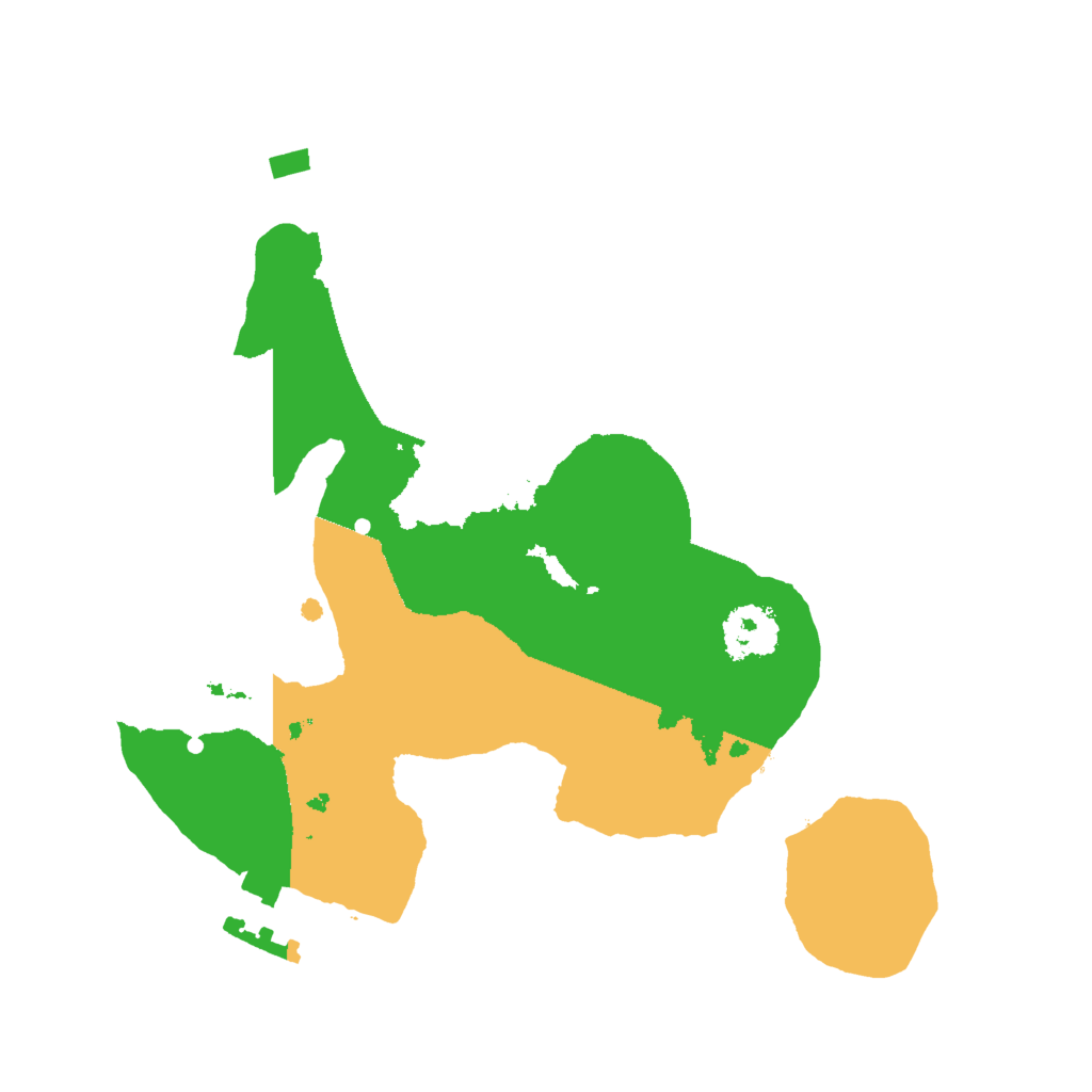 Biome Rust Map: Procedural Map, Size: 2000, Seed: 1597167296